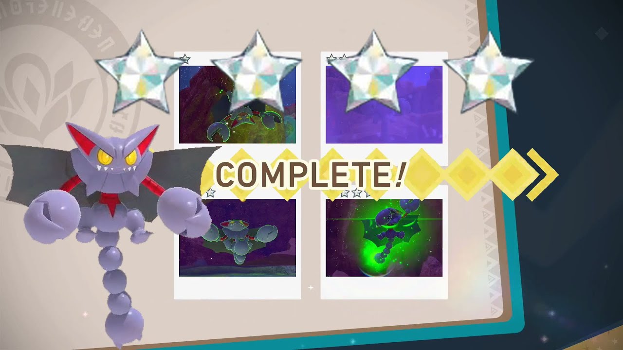 How To Get 1 To 4 DIAMOND STARS For Gliscor! New Pokemon Snap!