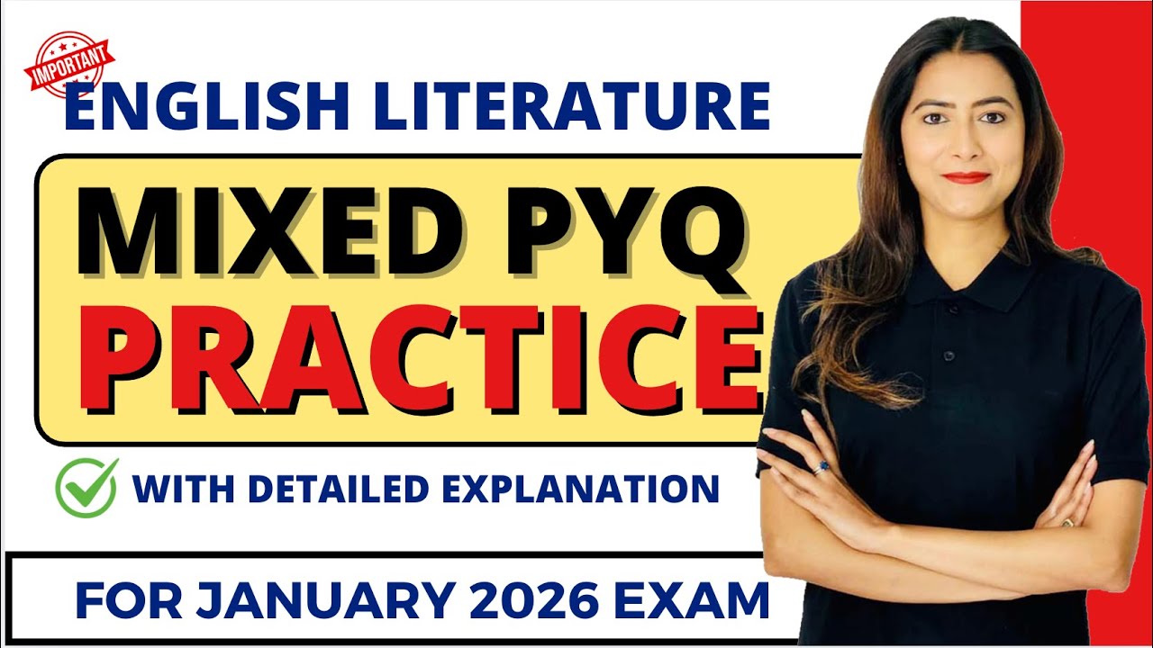Miscellaneous PYQ Practice - English Literature | With Detailed Explanation | Sunaina Jethani