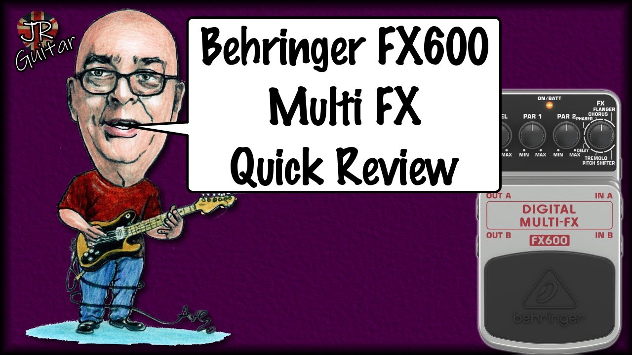 Краткий обзор бюджетного мультиэффект-процессора Behringer FX600