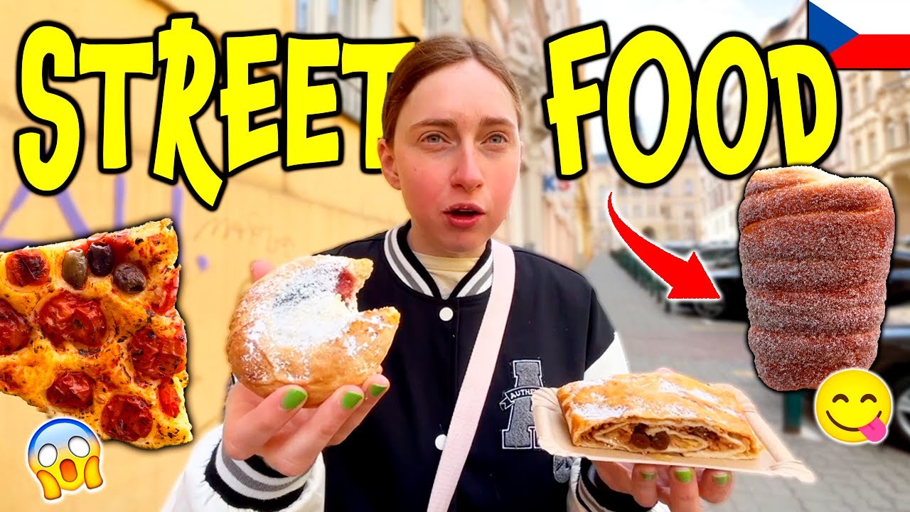 STREET FOOD ECONOMICO a Praga 🇨🇿 e giretto nel supermercato!