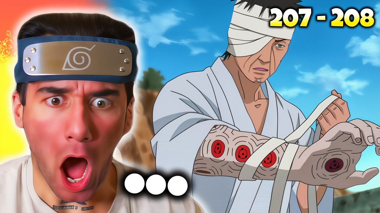 DANZO'S ARM !? Naruto Shippuden Reaction: Ep 207 208