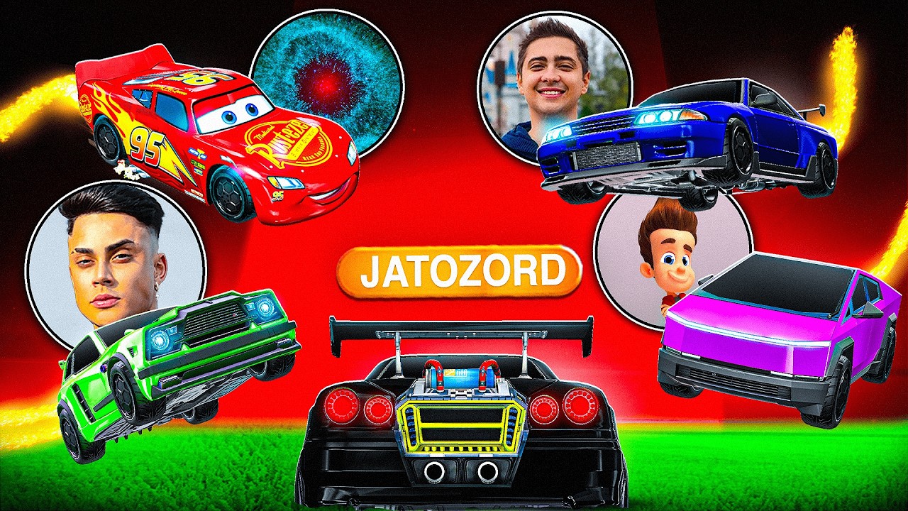 FURIA JATOZORD VS TODOS YOUTUBERS AO MESMO TEMPO NO ROCKET LEAGUE!