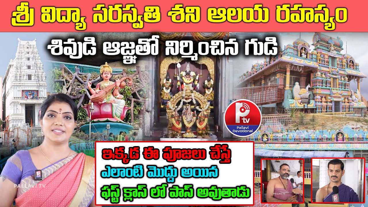 Unknown Secret Of Sri Vidya Saraswathi Shani Temples Wargal | వర్గల్​ సరస్వతి టెంపుల్​ | Pallavi