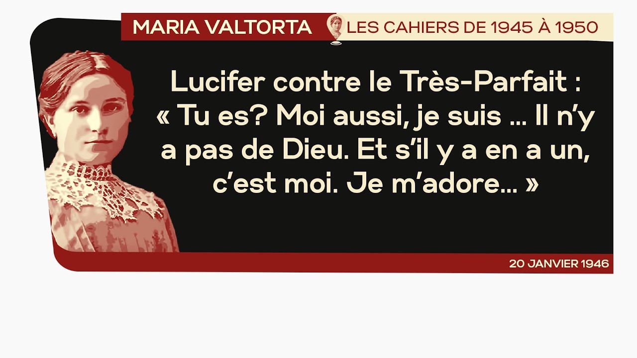 20 janvier 1946 : 𝐋𝐮𝐜𝐢𝐟𝐞𝐫 𝐝𝐢𝐭 à 𝐃𝐢𝐞𝐮 : « 𝐣𝐞 𝐭𝐞 𝐡𝐚𝐢𝐬 ... 𝐞𝐭 𝐭𝐚 𝐜𝐫𝐞𝐚𝐭𝐢𝐨𝐧 𝐭𝐫𝐞𝐦𝐛𝐥𝐞𝐫𝐚 à 𝐜𝐚𝐮𝐬𝐞 𝐝𝐞 𝐦𝐨𝐢 ».