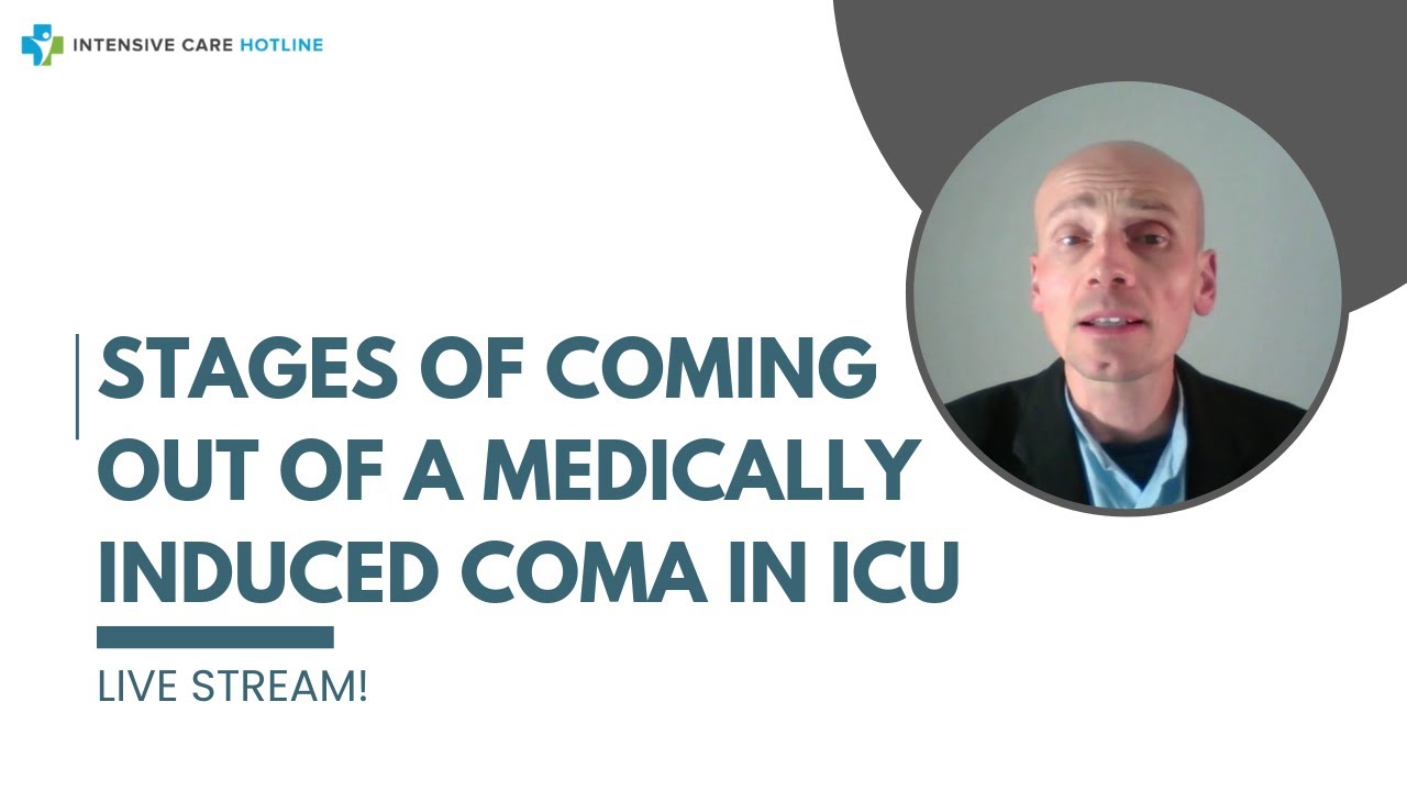 Stages of coming out of a medically induced coma in ICU, live stream!