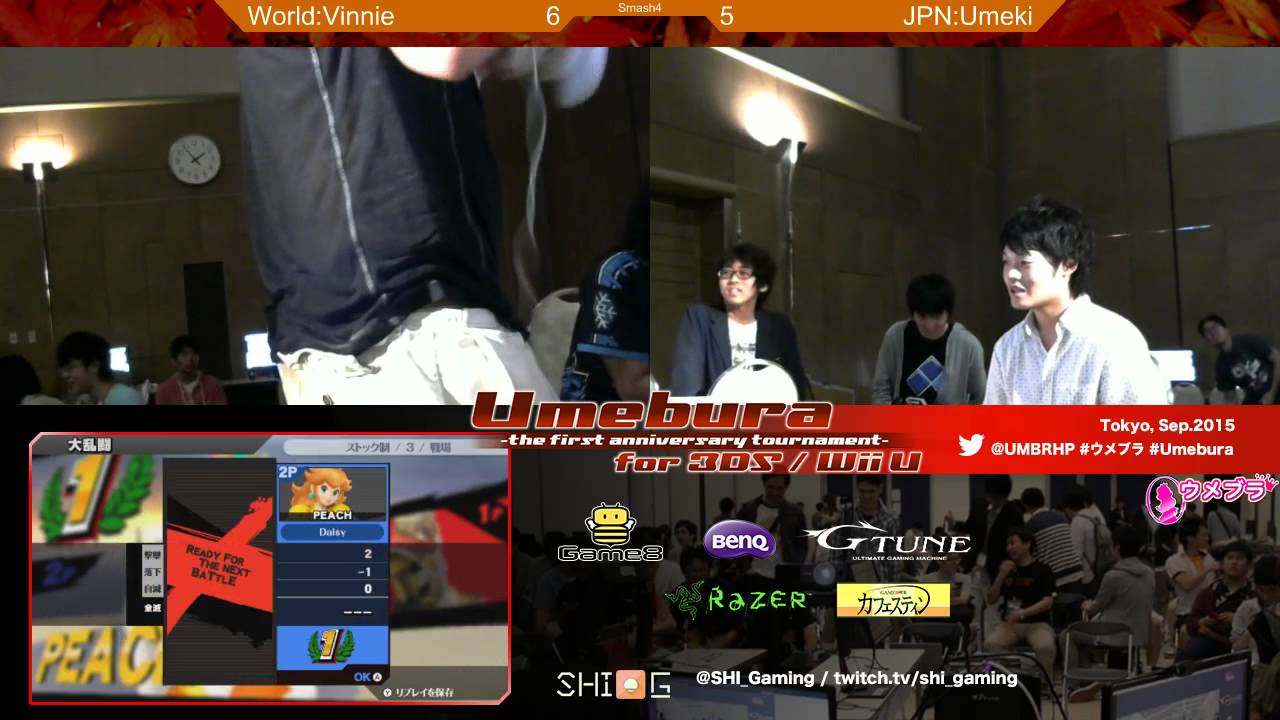UmeburaF.A.T.東西戦 World vs JPN/Crew Battle-スマブラWiiU 大会