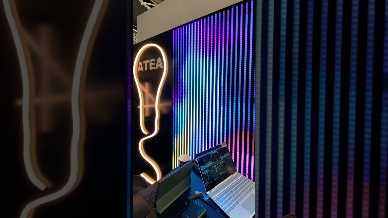 LED Pixel Wall #lightingdesign #shorts