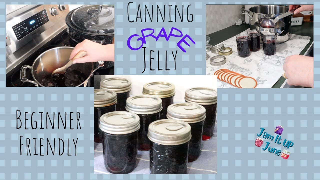 Canning Grape Jelly For Beginners + More Recipes | Jam It Up June Collab & Give Aways