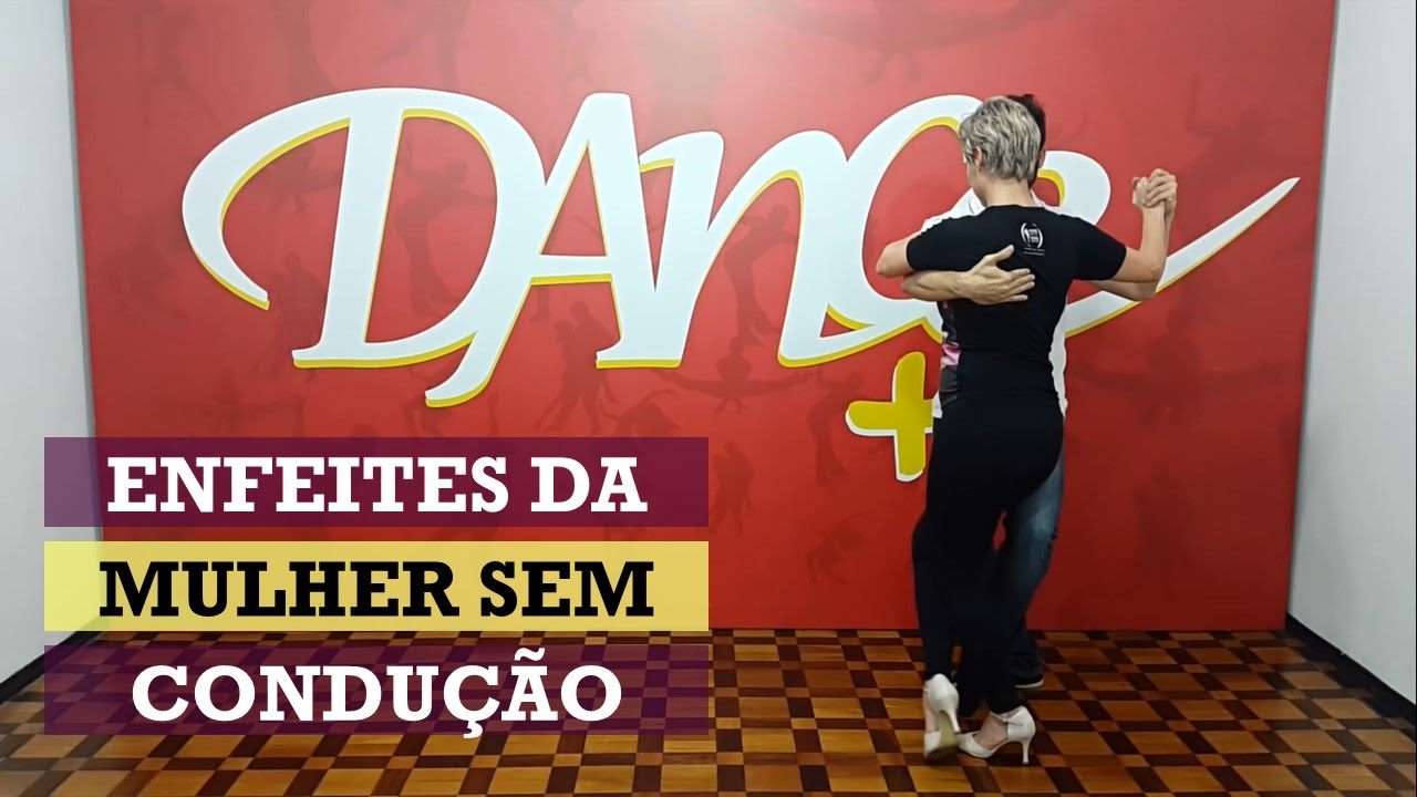 Enfeites da mulher sem condução - dança de salão online