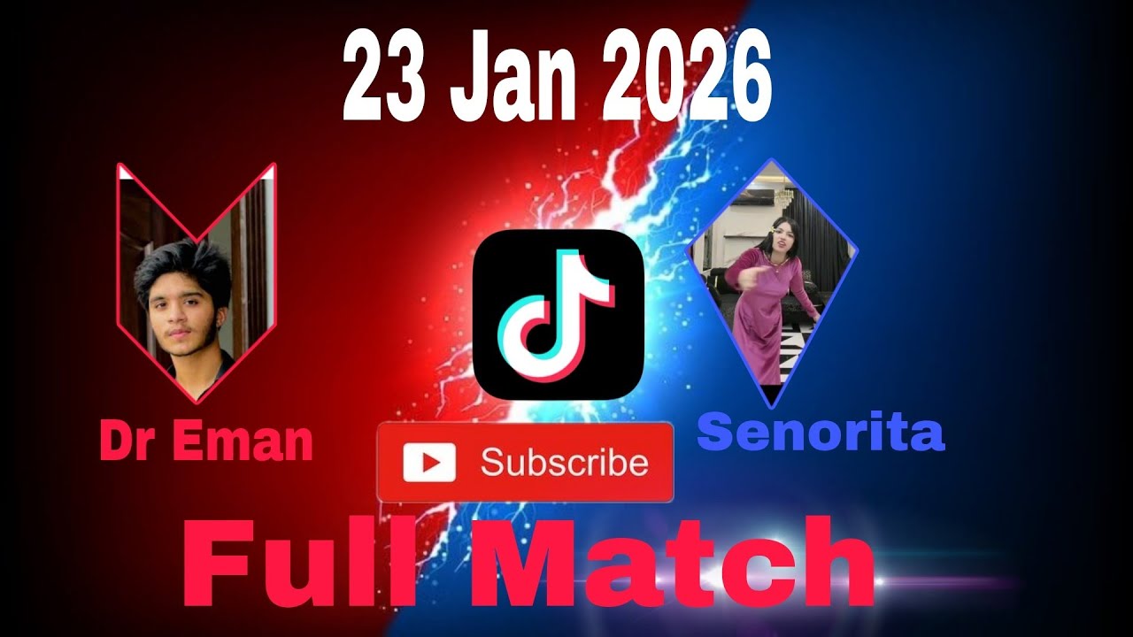 Senorita Vs Dr Eman Tiktok live Match | 23 Jan 2026 