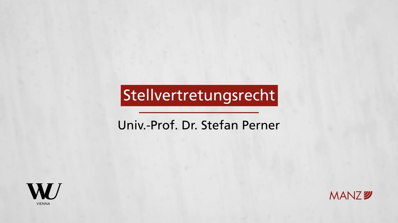 Perner/Spitzer/Kodek - Abschnitt 2.4 - Stellvertretungsrecht
