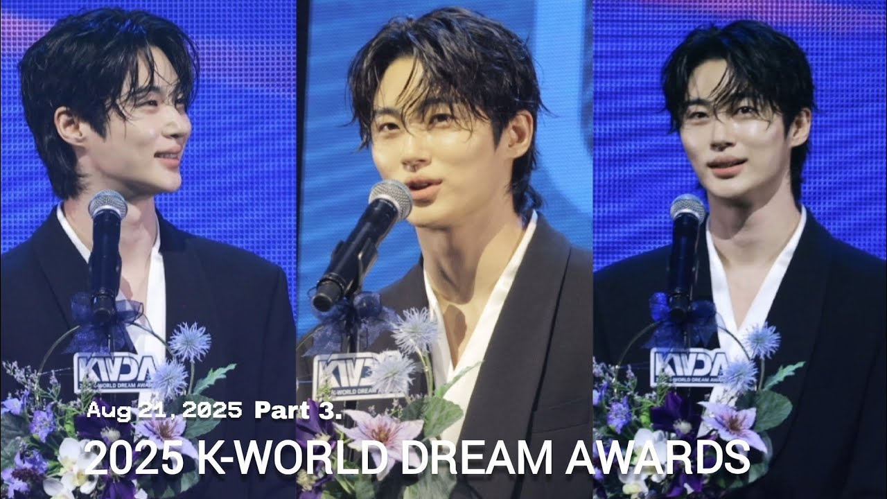 250821 교차편집_Full ver. 2025 K-WORLD DREAM AWARDS #변우석직캠 #변우석민초