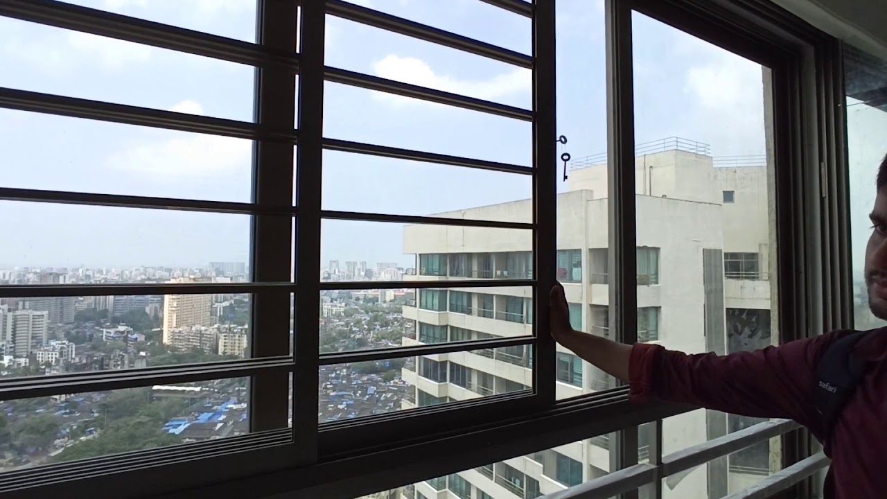 Aluminium Sliding Grill Window For Child Safety | Recommended for highrise