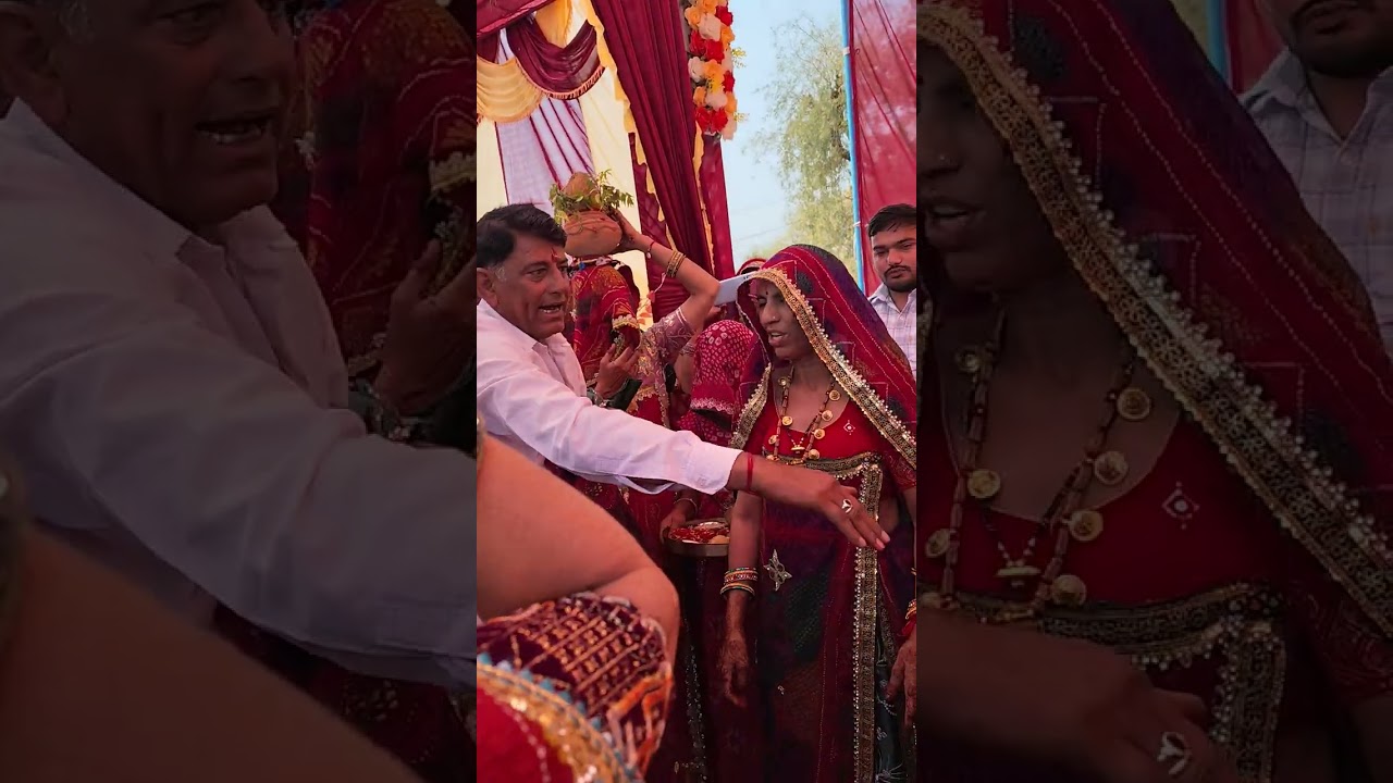 भात भरने की रस्म ☺️#video#rajsthaniculture #@geetavikash3010