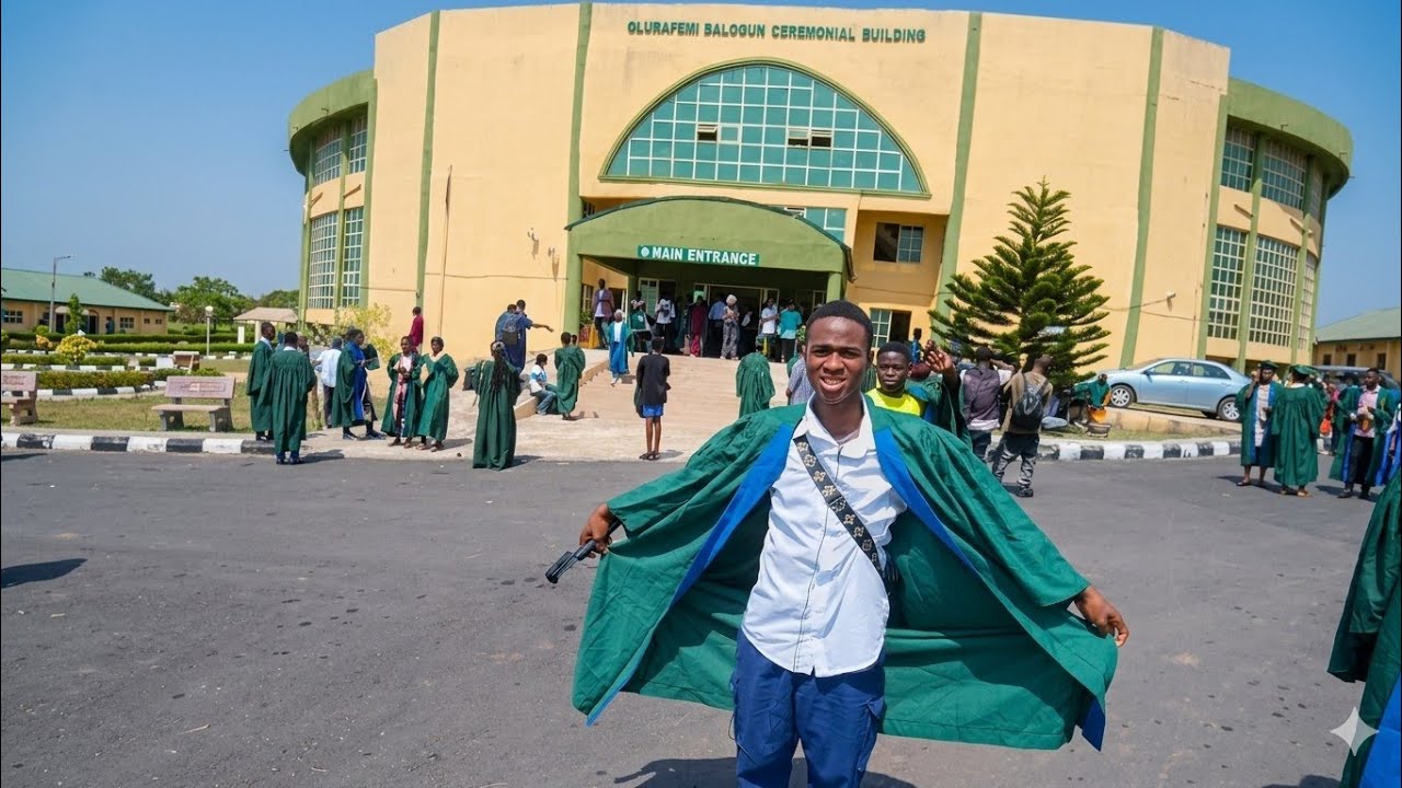 MATRIC DAY AT FUNNNAB –– THE K👑NG OF UNLEASHED. LIT GENG MOTIVATED @ShankComics. @petermakinwa 