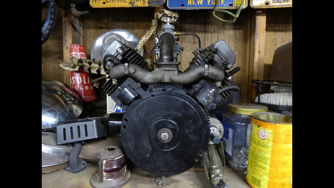 Converting Vertical 18hp Kawasaki V-twin to Horizontal shaft -- Part 2