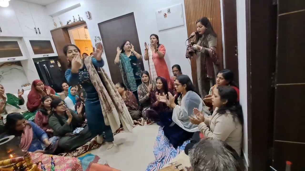 शानदार भजन के🎤 साथ शानदार डांस💃 और भक्तिमय माहौल 📿जरूर सुनिए आनंद आएगा 
