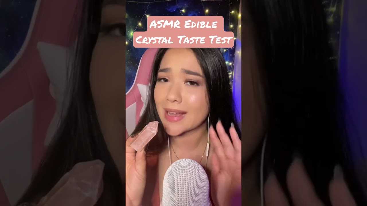 ASMR Edible Crystal Taste Test 🔮🍰