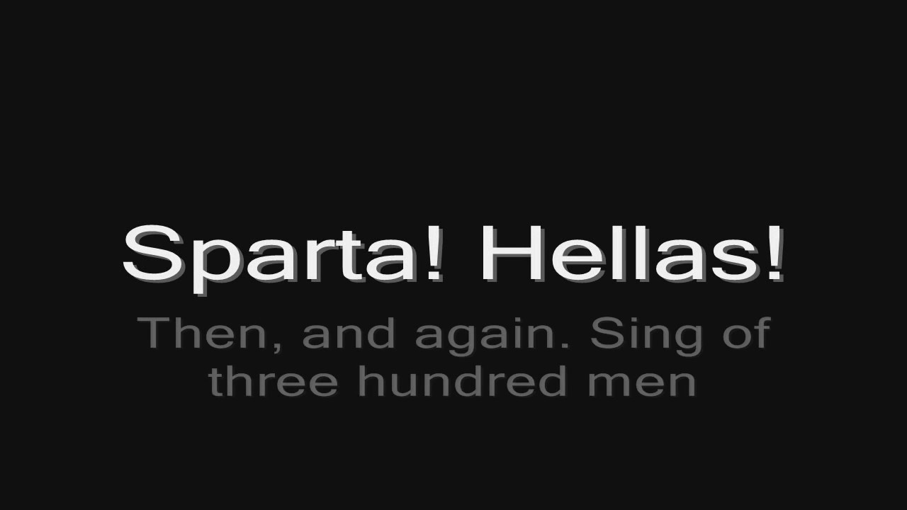Sabaton - Sparta (lyrics) HD