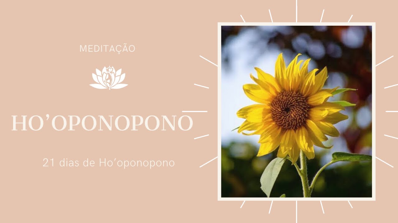 MEDITAÇÃO: “FAÇA 21 DIAS DE #HO'OPONOPONO!”