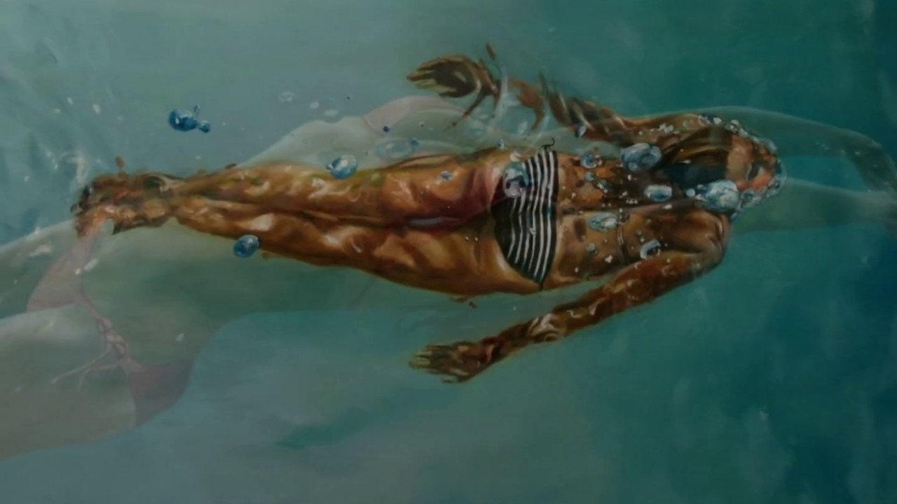Humans in the water - Eric Zener art