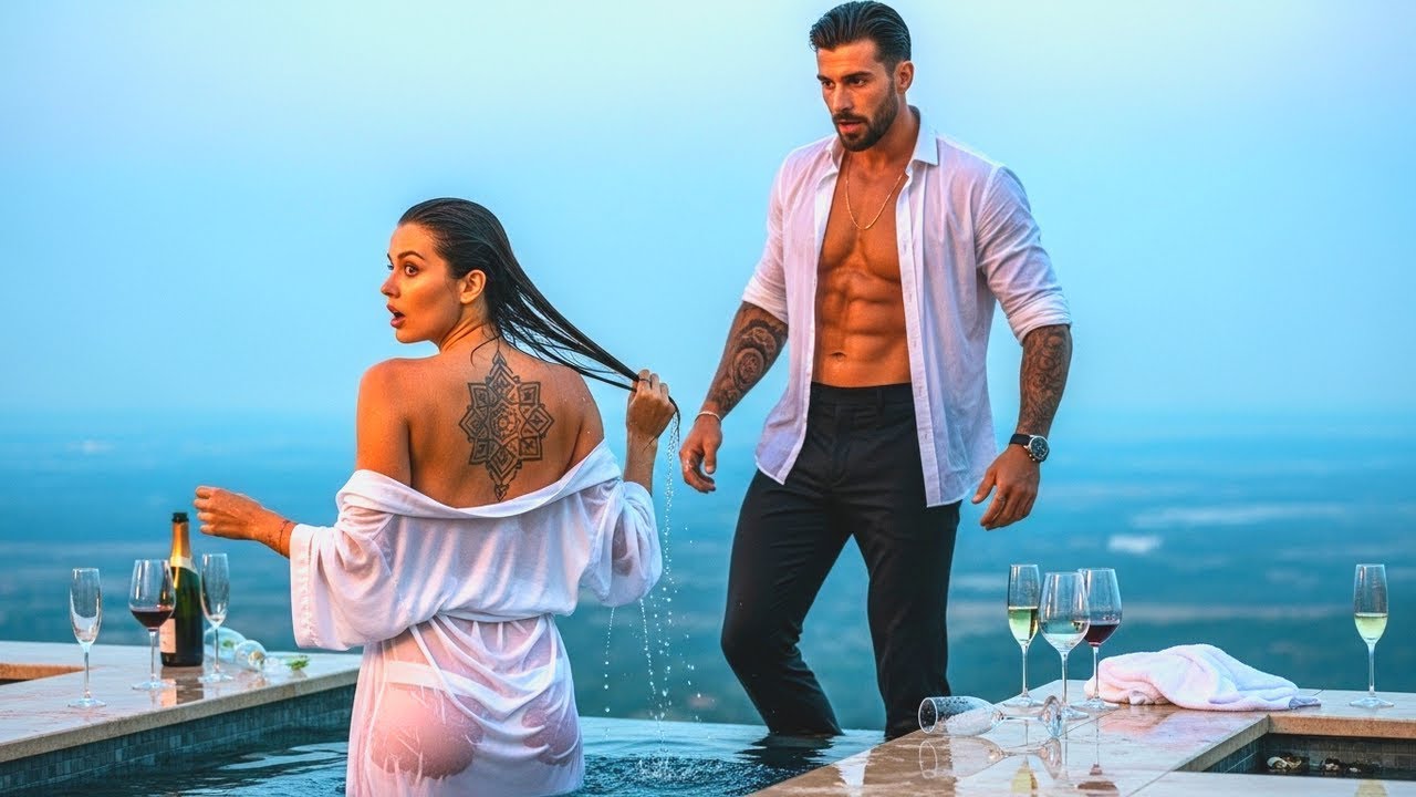 Ihr Satinmantel Fällt In Den Pool Des Mafiabosses – Als Er Ihr Tattoo Sieht, Erstarrt Er