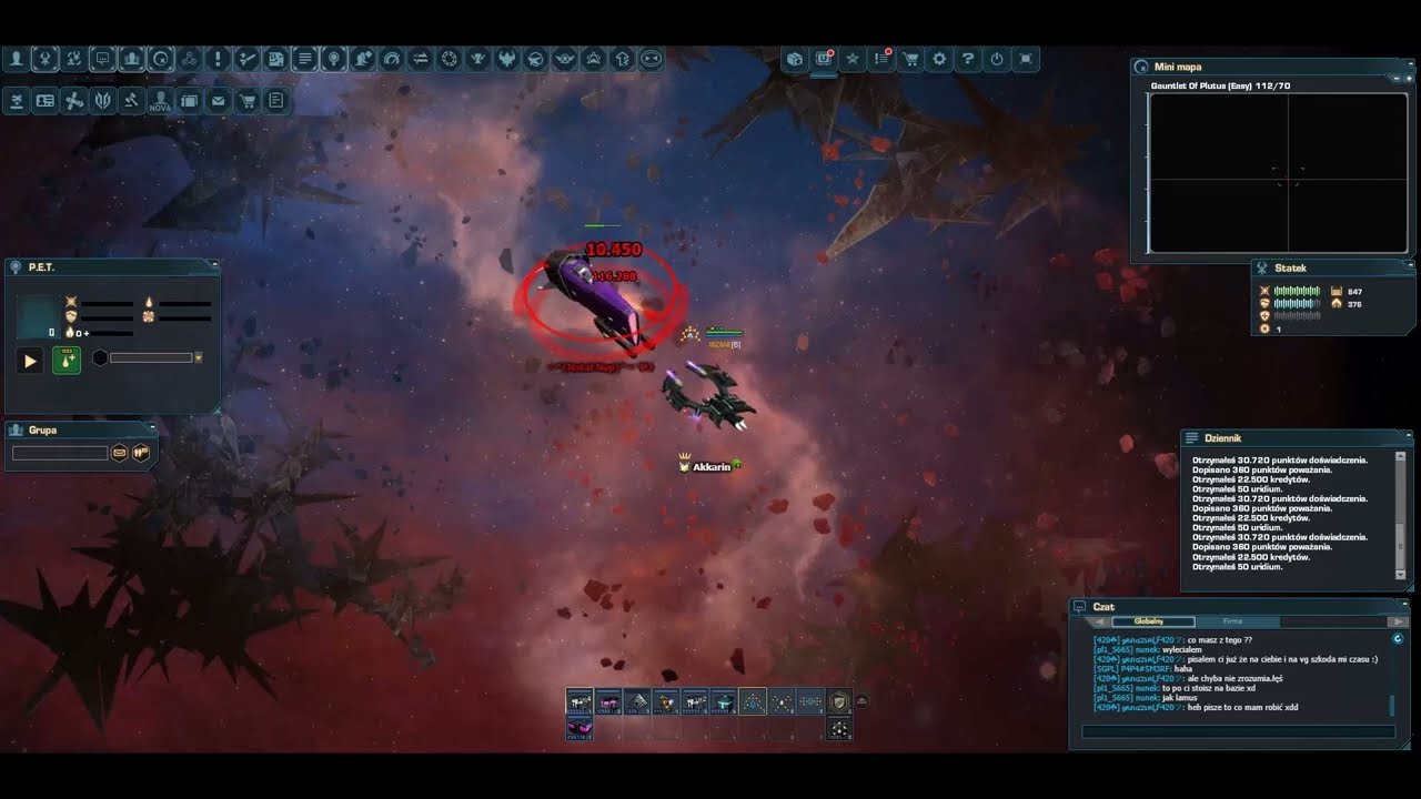 DarkOrbit - Gauntlet Of Plutus Easy Gate Gameplay 2025
