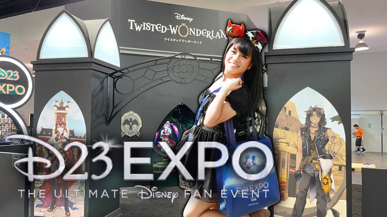 EXCLUSIVE Tour of An ANIME Mobile Game at DISNEY'S ULTIMATE Fan Event! | Twisted Wonderland Booth!