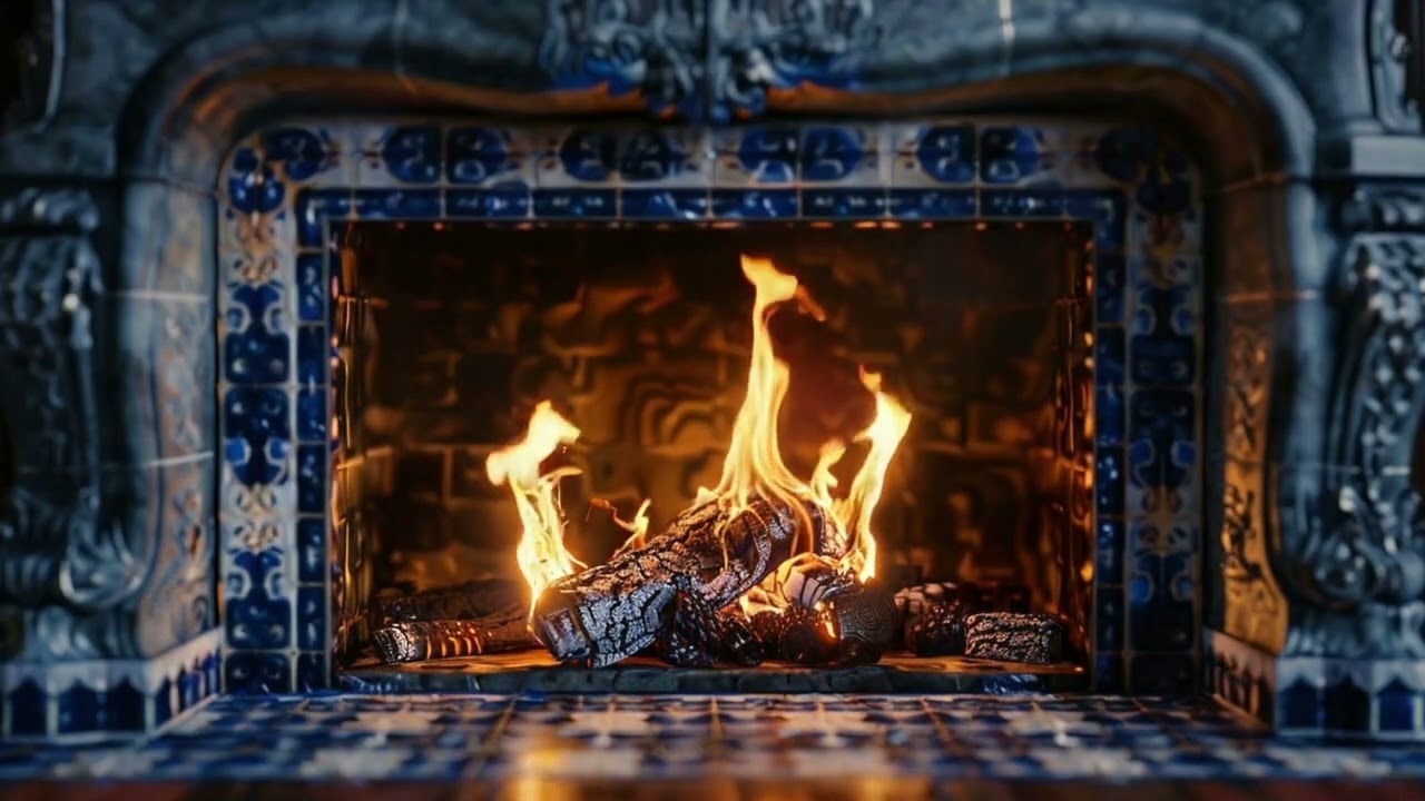 8 Hours of Silent Fireplace 🔥 Cozy Fireplace Visual for TV & Background Ambience