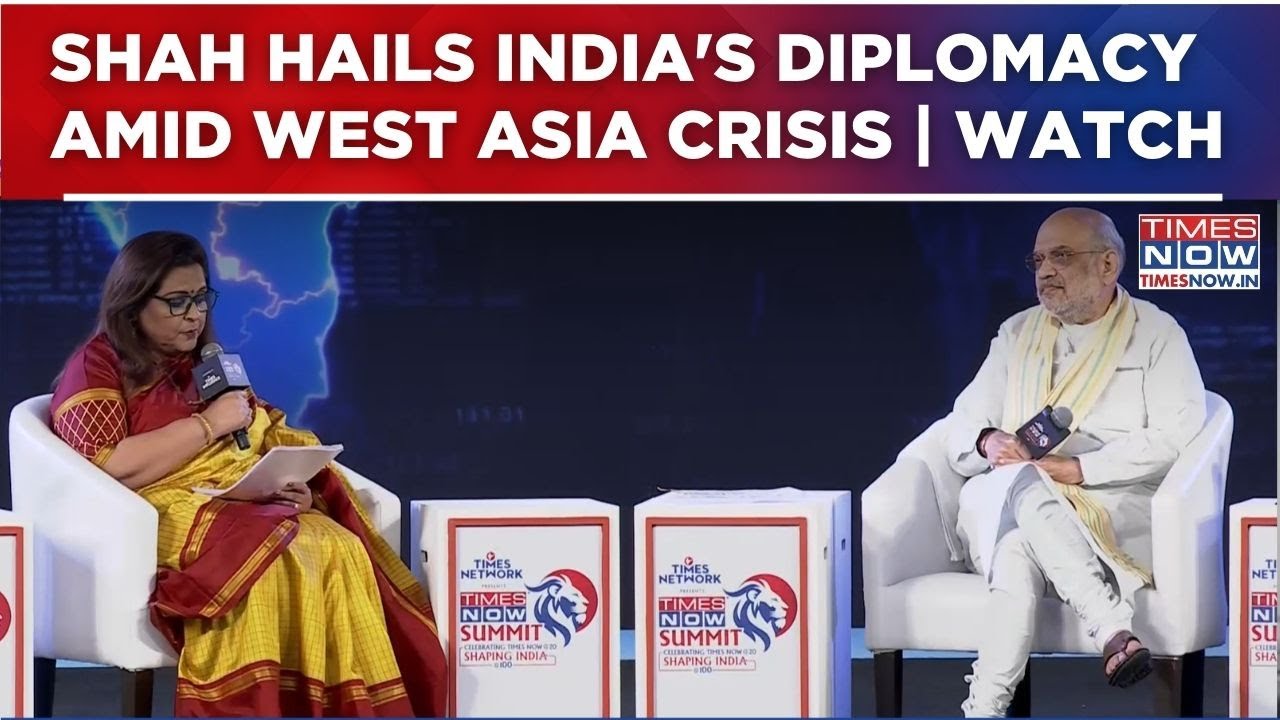 Amit Shah Praises India's Foreign Policy Amid West Asia Crisis; Compares Globally | WATCH