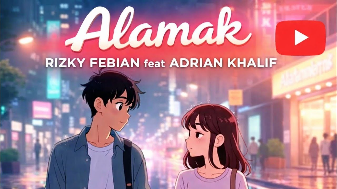 Alamak – Rizky Febian feat Adrian Khalif | Cover Anime Romantic 🌆 Lagu Galau Viral
