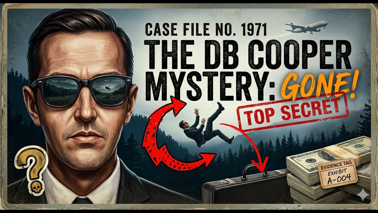 He Hijacked a Plane&hellip; Then Vanished Into the Storm | DB COOPER