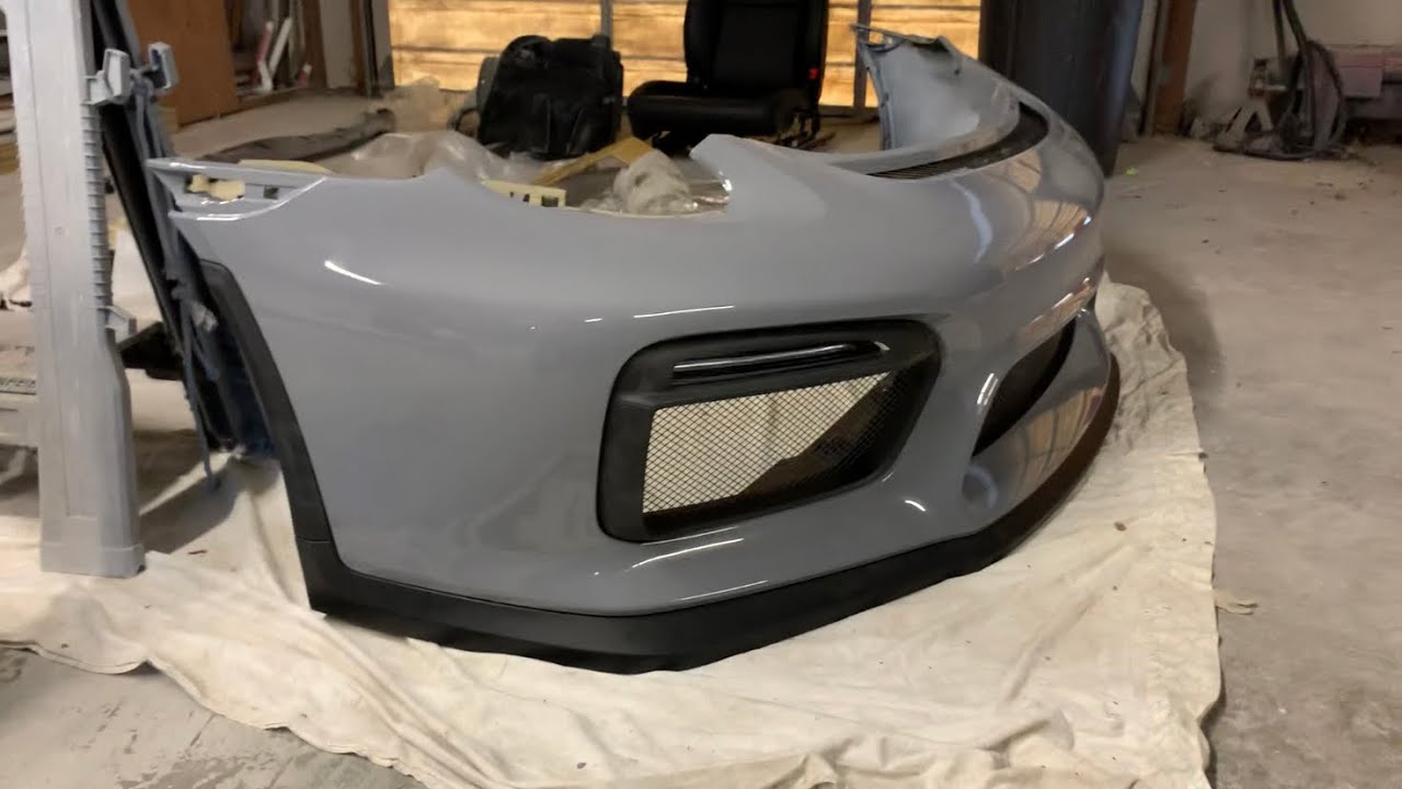 Porsche gt4 replica bumper how to assemble