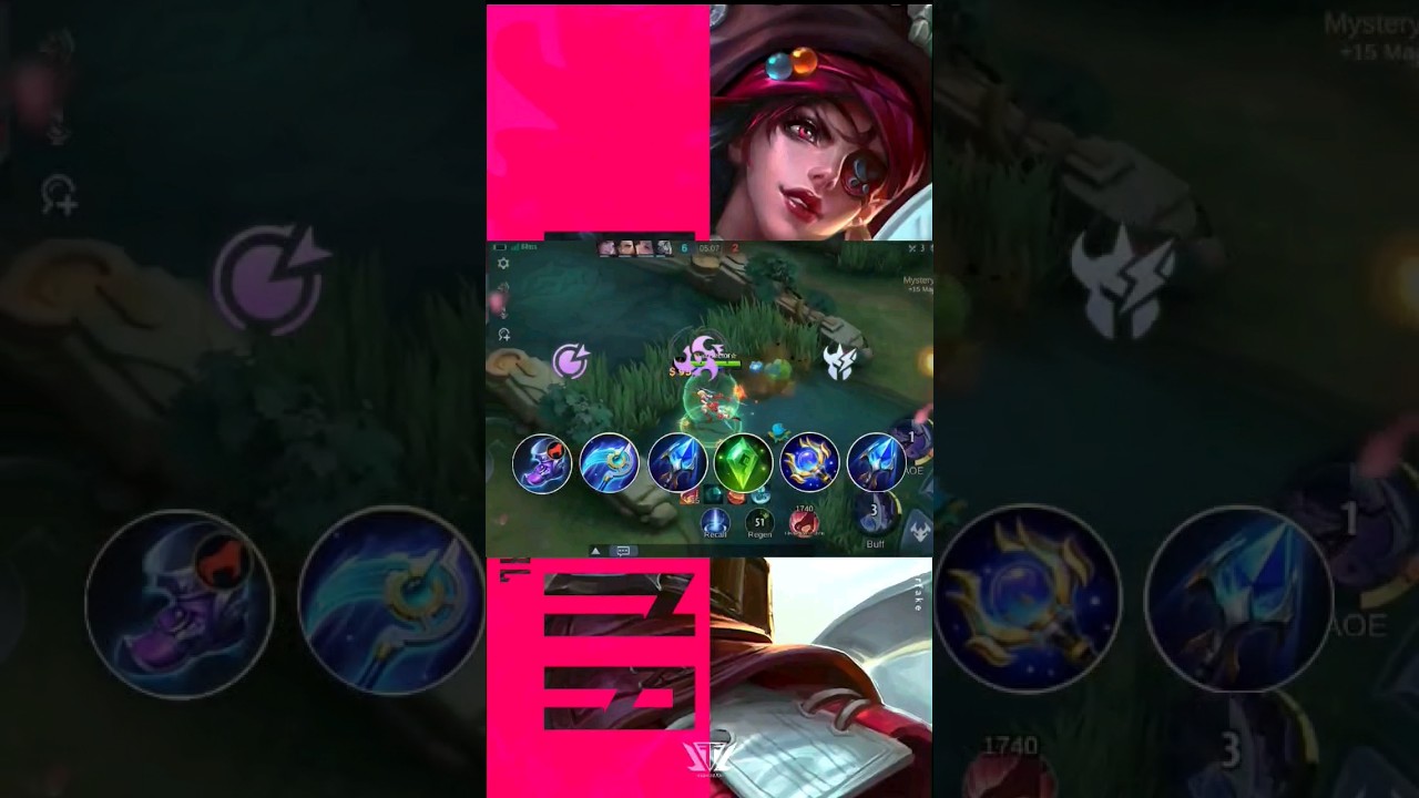 KARINA FULL ASSASSIN EMBLEM 🔱 ONE SHOT GOD BUILD #MLBB#2023