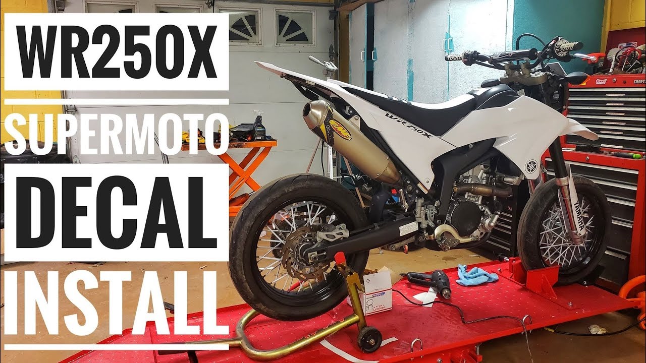 I did what I said I WOULDN'T DO:  WR250X Supermoto Build