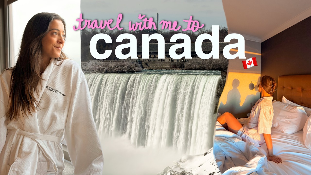 Путешествие со мной в Канаду (на 24 часа) 🇨🇦: обзор отеля, виды Ниагарского водопада, шопинг и ужин.