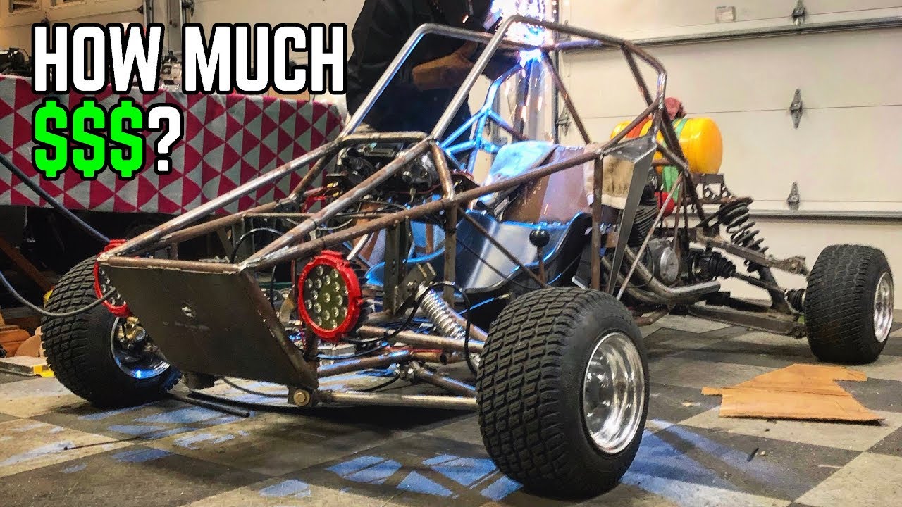 How Much Did it Cost to Build our 750cc Cross Kart?? + Paint!
