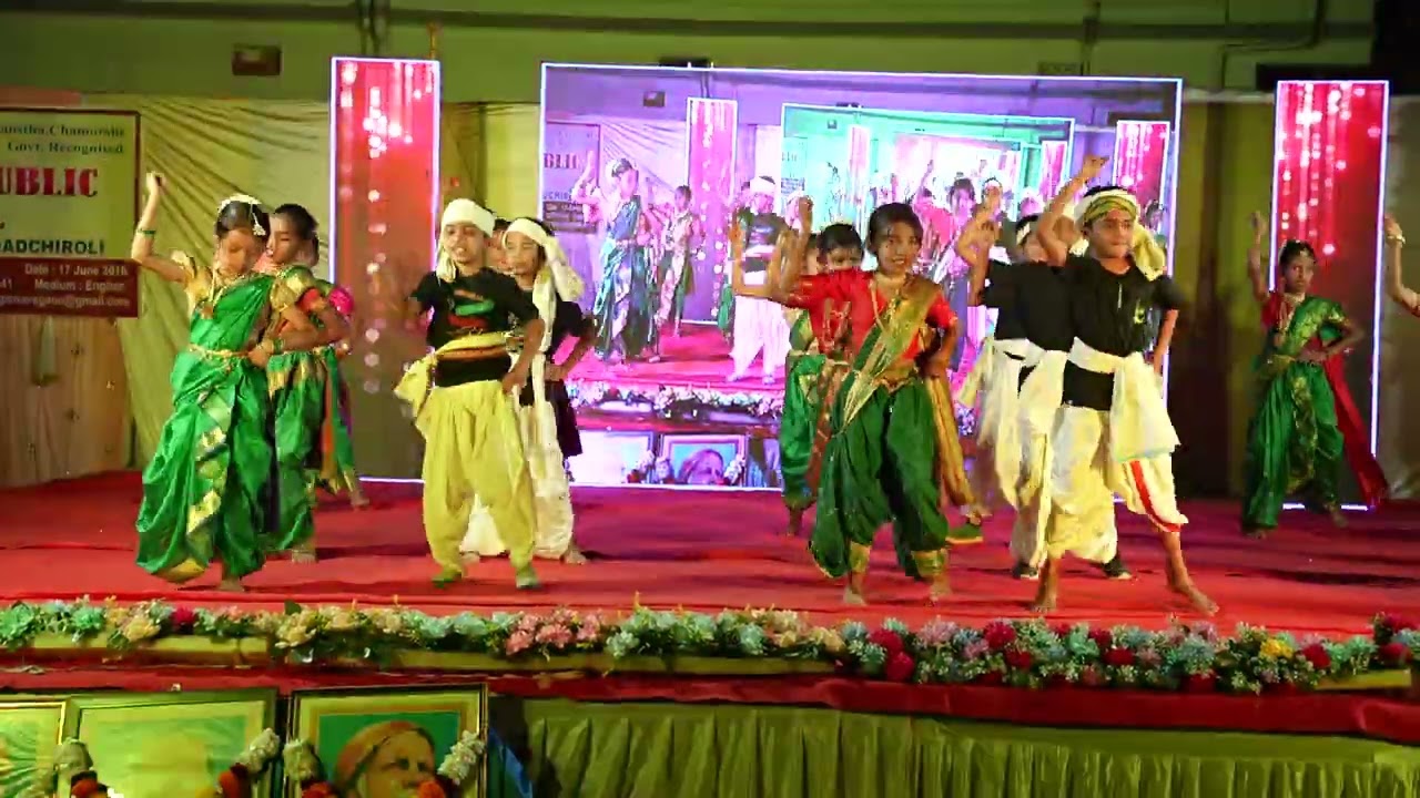 Aarambh 2025–26 | Farmer Dance Performance by Class 3 Students | Navjiwan Public School, Gadchiroli