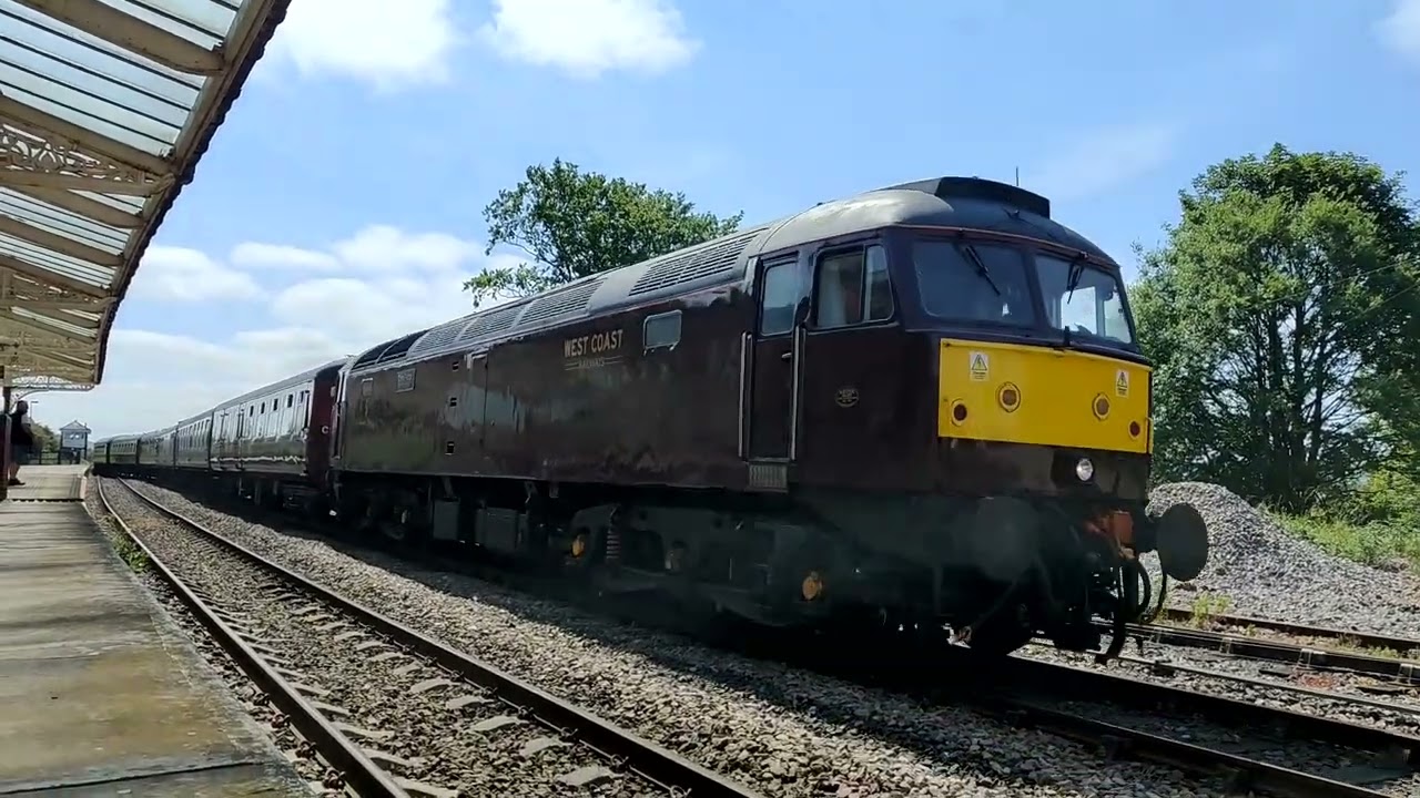 WCR The Dalesman Diesel Leg 47746 tnt 37706 1Z41 Hellifield 08/06/2023