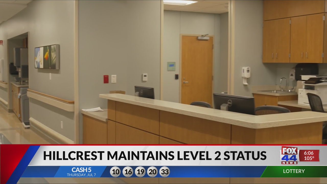Hillcrest Maintains level 2 Status