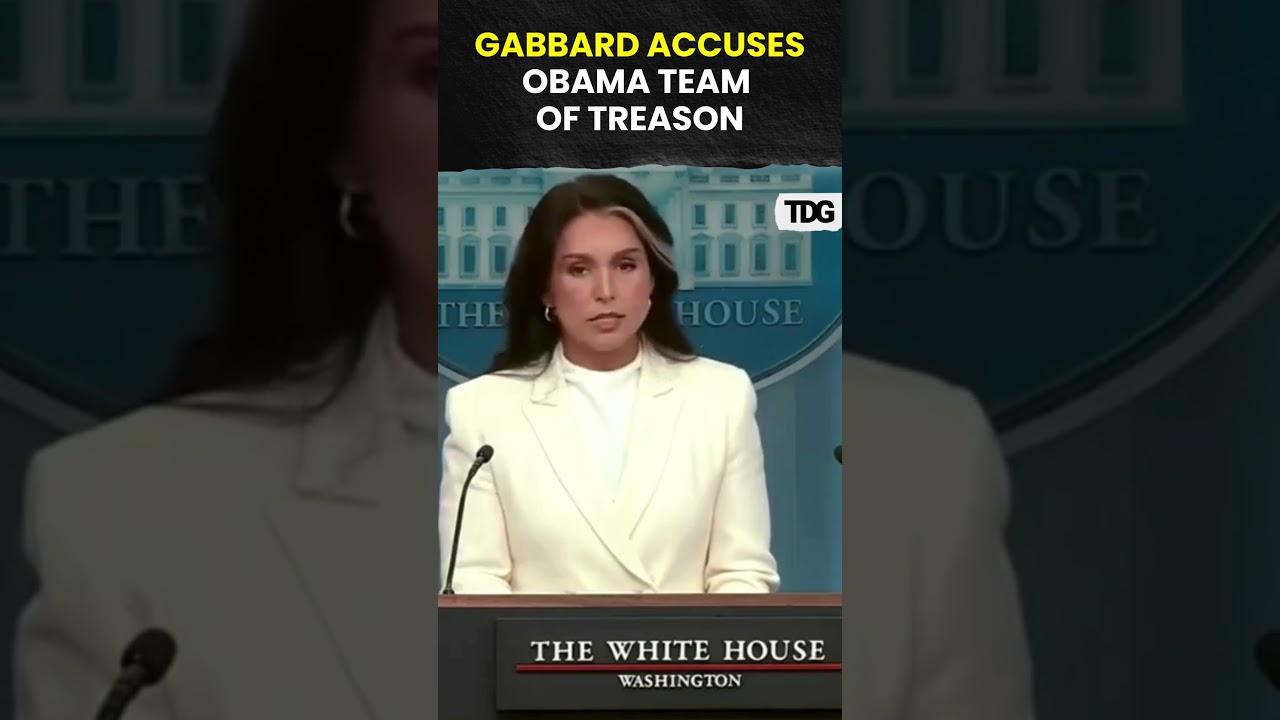 #watch | Gabbard Accuses Obama Team of Treason | #trending #shorts