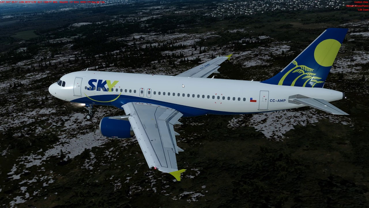 [P3D 4.3] FSLabs A319-X Landing on Puerto Montt
