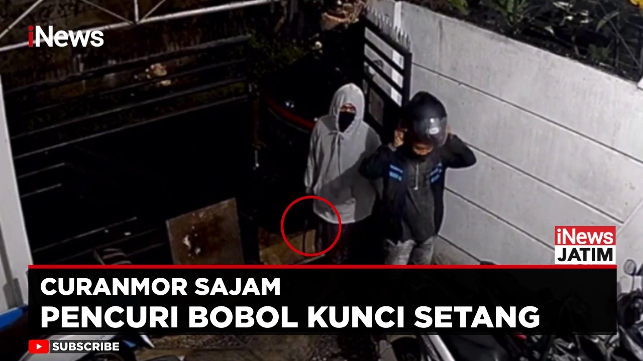 Nekat! Curanmor Bawa Sajam Beraksi di Indekos Surabaya | iNews Jatim