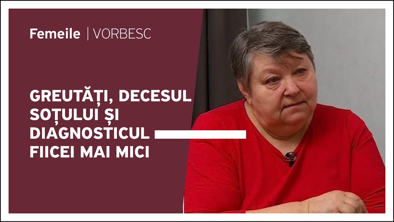 Angela Grosu vorbește despre greutăți, decesul soțului și diagnosticul fiicei mai mici