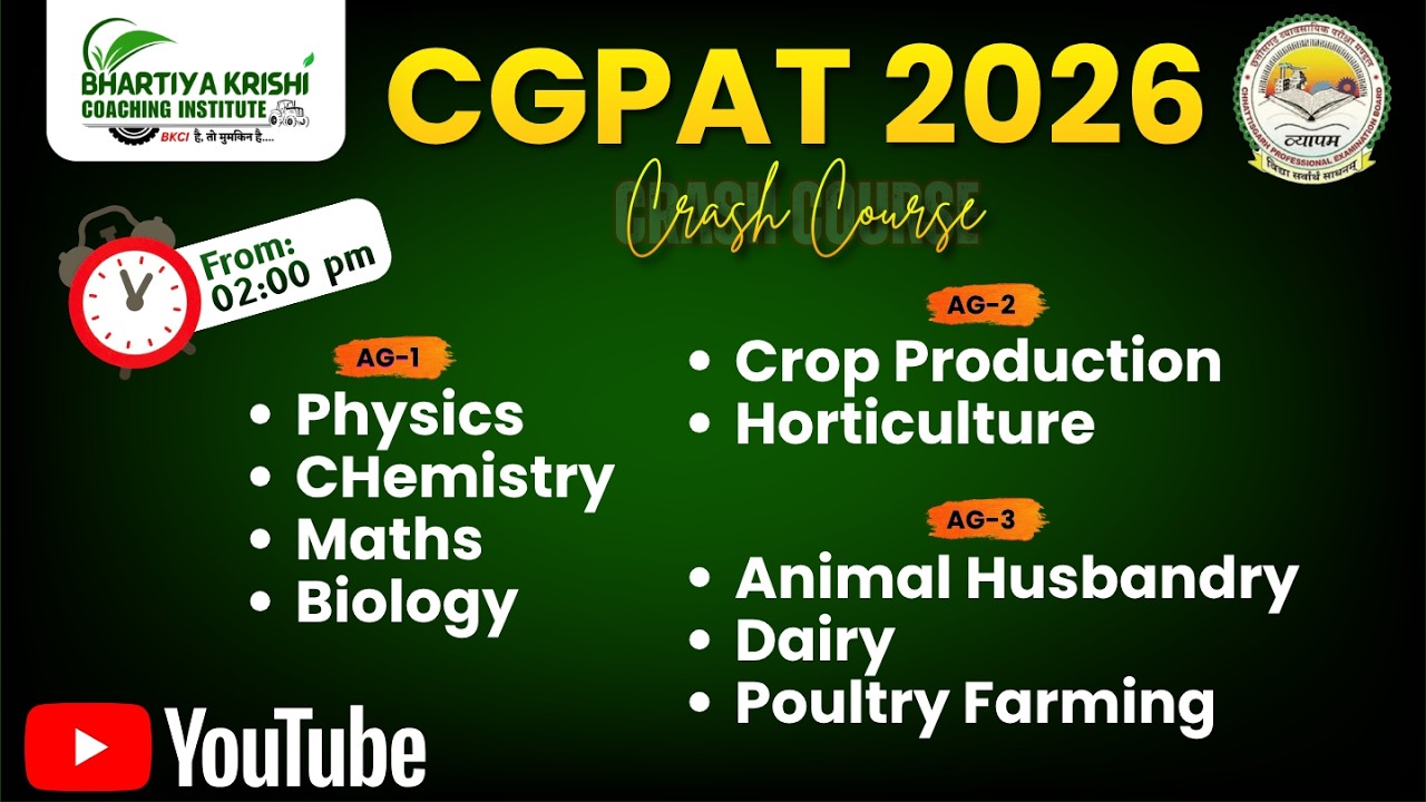 Day 2 | CGPAT 2026 | All Subject Revision Crash Course | BKCI