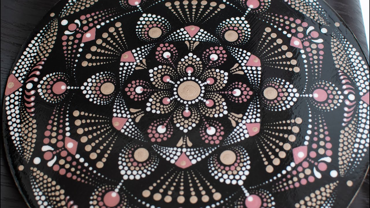 Dot Painting - Cherry Blossom Mandala