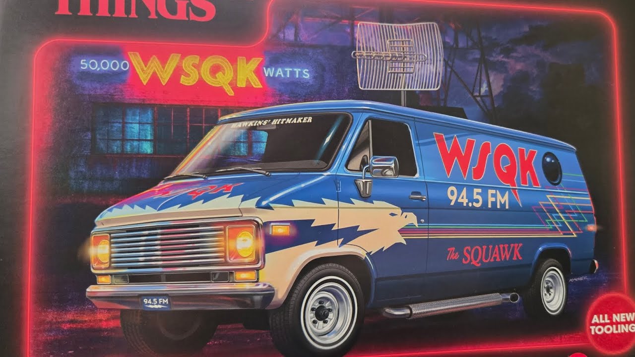 Stranger Things GMC Squawk GMC 77 Van.