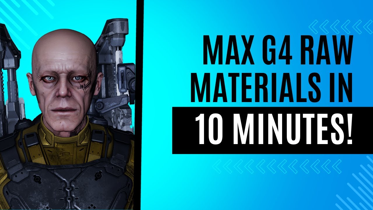Raw Material Farming Guide - Fill A G4 In 10 Minutes!