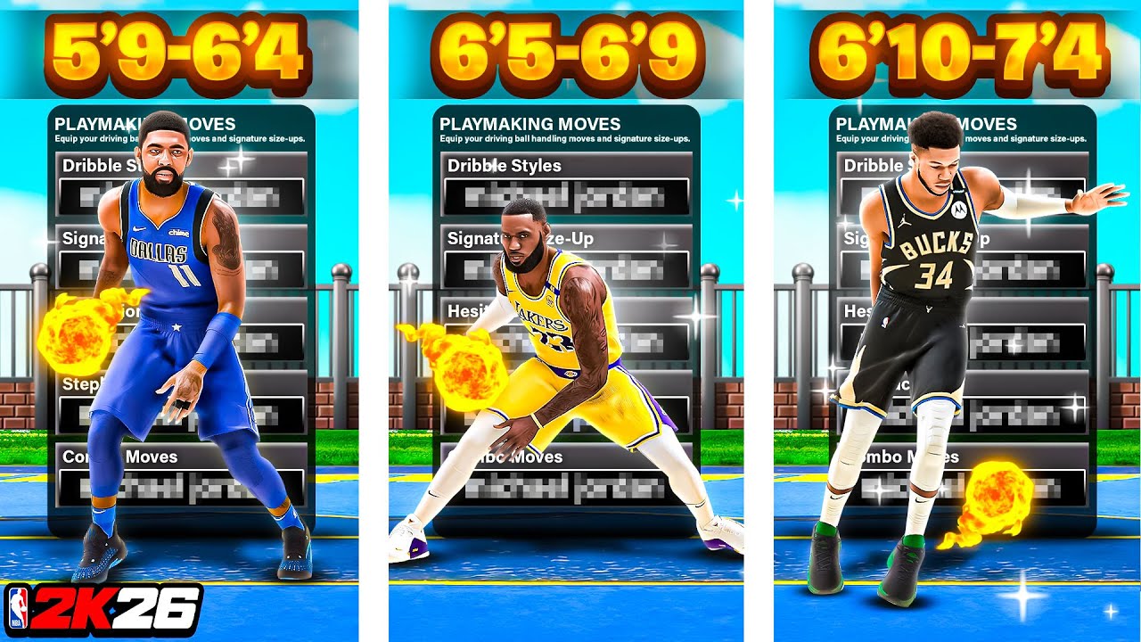 Лучшие приёмы ведения мяча для любого роста в NBA 2K26 — станьте НЕЗАЩИЩЕННЫМИ