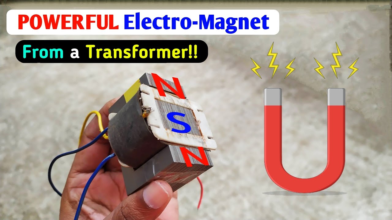 Making a Powerful Electromagnet from a Transformer